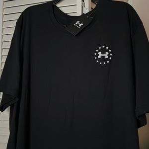 Under Armour 4xl black freedom shirt NWT.
